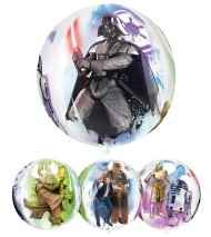 STAR WARS DARTH VADER - BALON FOLIE, FORMA ROTUNDA, DIAM. 41CM STAR WARS DARTH VADER - BALON FOLIE, FORMA ROTUNDA, DIAM. 41CM