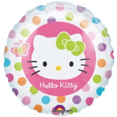 HELLO KITTY - BALON FOLIE, FORMA ROTUNDA, DIAM. 45CM
