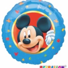 MICKEY MOUSE PORTRAIT - BALON FOLIE, FORMA ROTUNDA, DIAM. 45CM