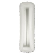 LITERA "I" - BALON FOLIE, CULOARE ARGINTIE, INALTIME 101CM