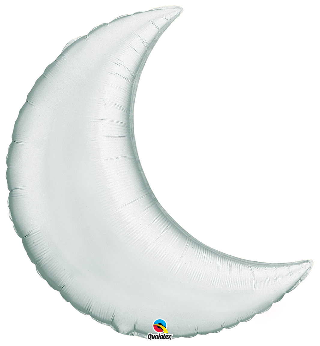HALF MOON SILVER - BALON FOLIE, FORMA SEMILUNA, 90CM