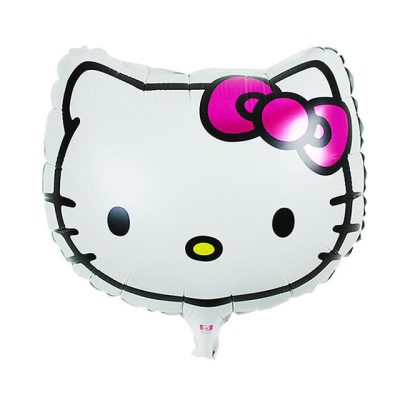 HELLO KITTY HEAD - BALON FOLIE FIGURINA, 33x38CM