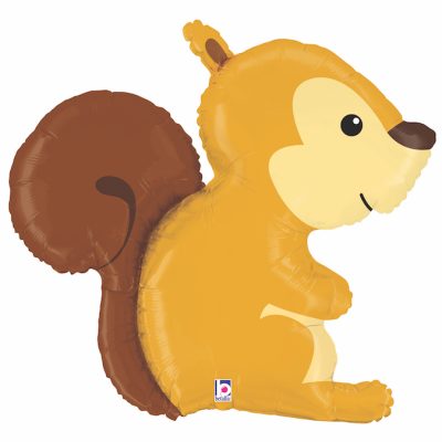VEVERITA WOODLAND SQUIRREL - BALON FOLIE FIGURINA, 91CM
