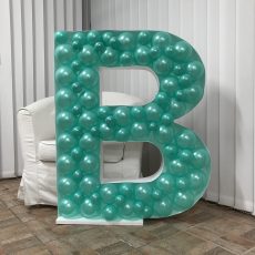 Litera B - forma cadru din polistiren, pentru baloane