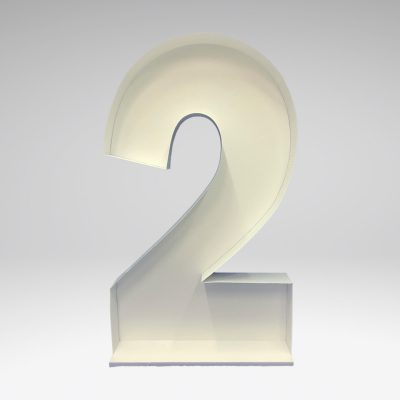 Cifra 2 - forma polistiren pentru baloane