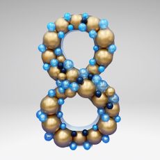 Cifra 8 mini - forma polistiren pentru baloane